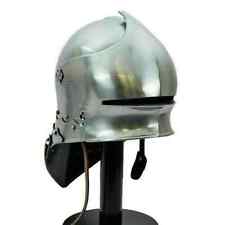 Swallet Helmet European Close Knight Armor Medieval Knight Norman Viking German picture