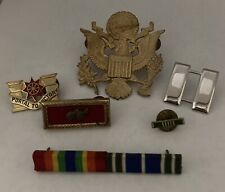 Vintage Military Medals and Ribbons Lot of 6 picture