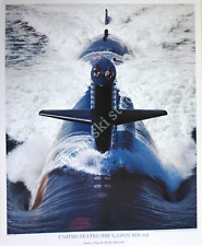 USS LAPON SSN-661 color photo size 8 x 10 in. (SUB-GGG) picture