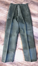 Vintage 1950's US Military Button Fly Pants USA Dry Cleaned- As Is Old 30x31 