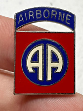 82ND AIRBORNE DIVISION Lapel Pin S-38 Made in USA Vintage 1990s Version picture