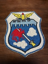 Vintage USAF 107th Tactical Fighter Group Patch - Niagara Falls - Ace Novelty