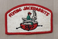 Vintage Flying Jackrabbits WWII Embroidered Patch picture