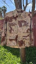 Desert Storm Military US Army Camo Utility Jacket Men Small Short Chocolate Chip picture