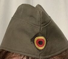Vintage West German Military Garrison Cap Hat WINNEN GMBH CO 1990 Army Green 58 picture
