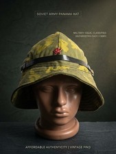 USSR Army  ☀️ Camouflage  BORDER GUARD Hat Panama  size 58 , L 