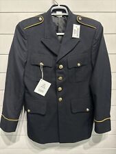 US ARMY COAT DRESS BLUE 450 POLY/WOOL JACKET CLASSIC NSN 8405-01-552-2888 SZ 37R picture
