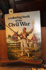 Vintage 1977 A Coloring Book of the Civil War Alan Archambault Almost Unused 