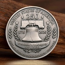 U.S. Declaration of Independence Commemorative Challenge Coin Patriotic Gifts