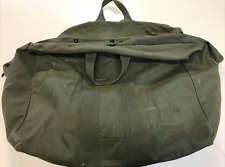 Vintage WW2 Aviator's Kit Bag U.S. Military AN 6505-1 Large Green Duffle Bag picture
