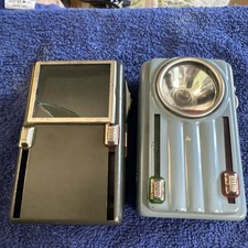 Set of two original Polish military flashlights -