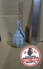 F-1 Russian Replica Hand Grenade 3D Printed Prop UNPAINTED TOY