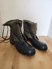 Vietnam Jungle Boots Spike Protective 3rd Pattern with Panama Sole 8R 1988 NOS picture