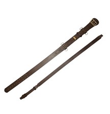Sam Brown Belt high quality genuine Leather Complete with Shoulder Cross Strap  