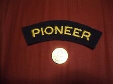 UNKNOWN PIONEER Military Patch picture
