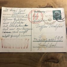 WW2 German Post Card From Soldier Hitler K picture