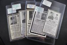 German World War II WWII Military Soldier Death Cards picture