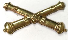 CIVIL WAR CSA CONFEDERATE US UNION KEPI CAP BADGE- ARTILLERY