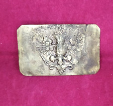 WW1 RUSSIAN EMPIRE TZAR ARMY BELT BUCKLE INFANTRY DIVISION WORLD WAR 1914 picture