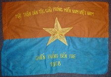 Tet Offensive - 1968 Flag - BEN TRE - Destroyed City - VC - Vietnam War - F.129