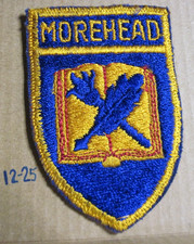 Army vintage Patch JROTC ROTC program MOREHEAD STATE UNIVERSITY msu color KY
