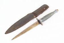 Fairbairn Sykes Dagger No.2 England Vintage Military Fighting Knife And Sheath picture