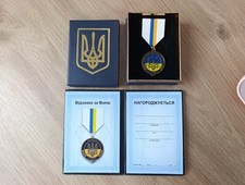 FOR THE ASSISTANCE TO THE ARMED FORCES OF UKRAINE-UKRAINIAN TRIDENT AWARD MEDAL+