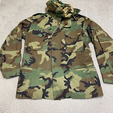 Alpha Industries US Army Jacket Mens Medium Woodland Camo Cold Weather Field picture