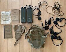 US WW2 RBZ Radio, Battery Pack, Headset, Manuals, Case, Cap, and Parts - AS-IS picture