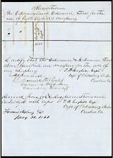 5/31/1861 Civil War Ammunition Requisition Document Fredericksburg VA Virginia picture