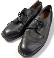 WWII US NAVY ENLISTED OFFICER LOW QUARTER DECK SHOES- SIZE 10