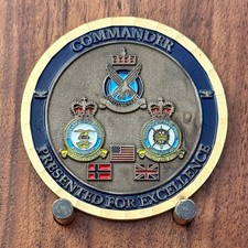 432D Air Base Group Multinational Commander Excellence Challenge Coin  1#46
