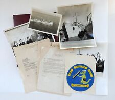 Sm. Archive Lot Decal Letters Photos USS Krishna ARL-38 Craft Repair Ship 1960's picture