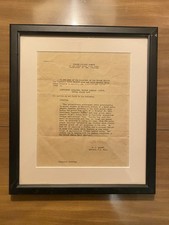 WWII Distinguished Flying Cross Citation Signed By *Admiral William Halsey* USN