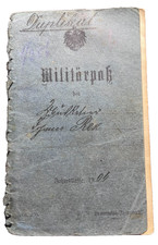 WWI Imperial German Army Military Pass JOHANN REX Verdun IR175