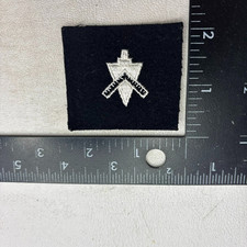 Vtg Black US Navy Rating Badge Striker BUILDER Patch (Military) 64TY