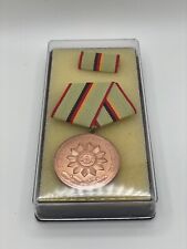 Vintage East German Police Achievement Medal - Bronze - W/RIBBON Unissued NVA picture