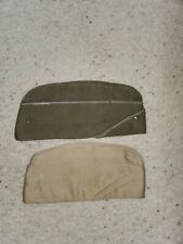 WW2 US Army Garrison caps (Lot of 2) picture