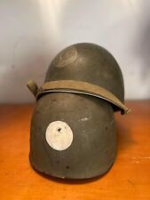 WWII CORPSMAN PTO FIXED BAIL BALE M1 HELMET picture