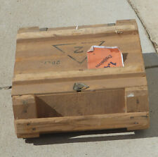Vintage Russian Wooden Ammo Crate 1946-1953 7.62x54R Once Held 2 Spam Cans picture