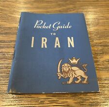 RARE Pocket Guide To Iran ; War and Navy Departments picture