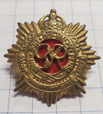 Royal Canadian Army Service Corps Brass K/C Cap Badge picture