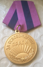 Soviet CCCP WW2  order for  the liberation  of  Prague