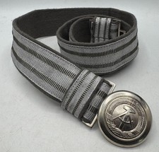 Vintage East German Volksarmee Officer Parade Belt & Buckle Army DDR NVA