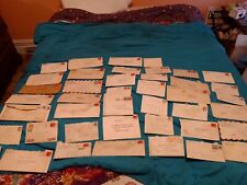Lot of 43 1963-1954 Cold War Era Military Handwritten letters to Pvt Kelsey,NJ picture