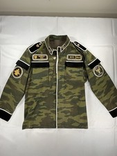 Russian PVO Air Defense Dembel Camo Uniform Jacket 50-2 Insignia Patches