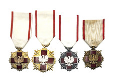 Lot 4 Poland Order Polonia Restituta Cross Medals PRL Polish Decorations