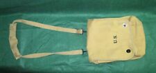 WW1 WWII US Army Canvas Shoulder Bag Map Case picture