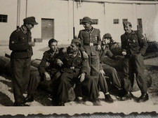 German WWII Original Photo Anti Partisan Badge Bandenkampfabzeichen IN WEAR