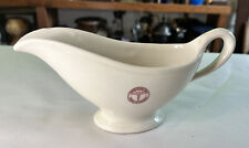 Vintage Antique United States Army Medical Department Ironstone Gravy Boat WWII picture